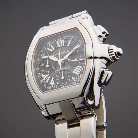 cartier roadster chronograph movement|cartier roadster pre owned.